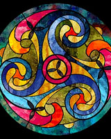 Celtic Stained Glass